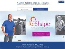 Tablet Screenshot of nihalanimd.com